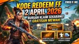 Kode Redeem FF Terbaru 2 April 2026. Ilustrasi AI