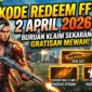 Kode Redeem FF Terbaru 2 April 2026. Ilustrasi AI