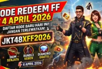 Kode Redeem FF 4 April 2026 Terbaru. Ilustrasi AI