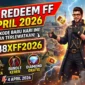 Kode Redeem FF 4 April 2026 Terbaru. Ilustrasi AI