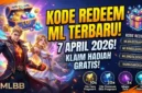 Ilustrasi Kode Redeem MLBB Terbaru Selasa 7 April 2026. AI