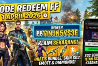 Kode Redeem FF Gratis 1 April 2026, Klaim Sekarang. Ilustrasi AI