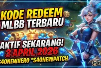 Kode Redeem MLBB Terbaru 3 April 2026. Ilustrasi AI