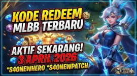 Kode Redeem MLBB Terbaru 3 April 2026. Ilustrasi AI