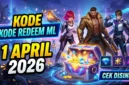 Kode Redeem ML 1 April 2026: Klaim Skin Gratis & Diamond Hari Ini. Ilustrasi AI