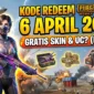 Ilustrasi Kode Redeem PUBG Mobile 6 April 2026. Gemini AI