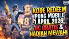 Kode Redeem PUBG Mobile 1 April 2026: Klaim Skin Gratis & UC Hari Ini. Ilustrasi AI