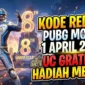 Kode Redeem PUBG Mobile 1 April 2026: Klaim Skin Gratis & UC Hari Ini. Ilustrasi AI