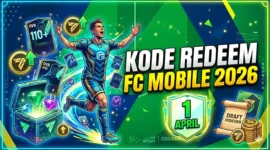 Kode Redeem FC Mobile 1 April 2026 Terbaru. Ilustrasi AI