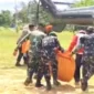 Tim SAR Gabungan Evakuasi 8 Korban Helikopter PK-CFX.