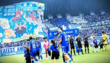 Pemain Persib Merayakan kemanangan Setelah berhasil mengunci gelar juara Super League musim 2025/2026.