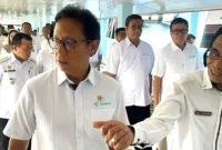 Menteri Kesehatan RI, Budi Gunadi Sadikin beserta rombongan tiba di RSUD KH Daud Arif, Kuala Tungkal, Tanjab Barat, Jambi pada Rabu (6/5/2026).