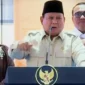 Presiden RI, Prabowo Subianto, saat meresmikan Museum Marsinah dan Rumah Singgah di Kabupaten Nganjuk, Provinsi Jawa Timur, Sabtu (16/5/2026) pagi. 