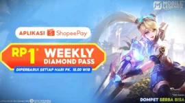 Ilustrasi - ShopeePay Manjakan Gamers Lewat Promo Weekly Diamond Pass MLBB.
