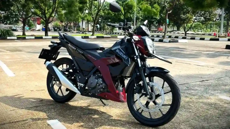 Test ride Suzuki Satria Pro. (KOMPAS.com)
