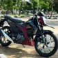 Test ride Suzuki Satria Pro. (KOMPAS.com)
