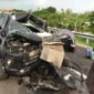 Kecelakaan di Tol Paspro, Anggota DPR RI Gus Hilman Selamat. (Foto: Antara)