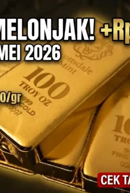 Harga Emas Antam Naik Tajam! Simak Rincian Harga Hari Ini 7 Mei 2026