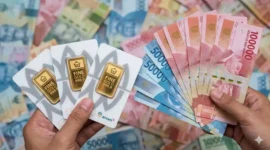 Ilustrasi - Update Harga Emas Antam Hari Ini.