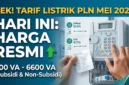 Ilustrasi - Warga tengah mengisi ulang token listrik.