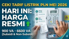 Ilustrasi - Warga tengah mengisi ulang token listrik.