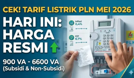 Cek! Tarif Listrik PLN Mei 2026: Pemerintah Pastikan Harga Tidak Naik