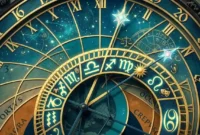 Ilustrasi. Tampak dekat jam astronomi yang menunjukkan konstelasi zodiak di Kota Tua Praha, Ceko.