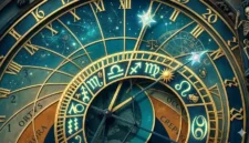 Ilustrasi. Tampak dekat jam astronomi yang menunjukkan konstelasi zodiak di Kota Tua Praha, Ceko.
