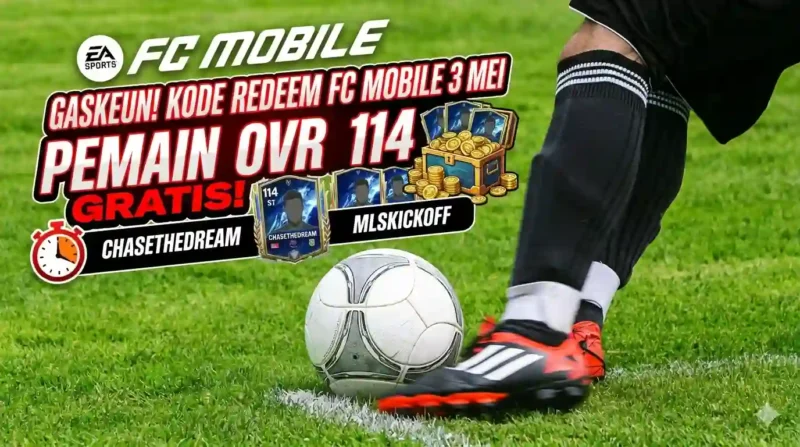 Ilustrasi - Kode Redeem FC Mobile 3 Mei 2026.