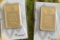 Harga Emas Antam Hari Ini Stabil di Rp2,765 Juta per Gram.