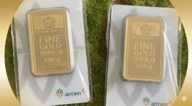 Harga Emas Antam Hari Ini Stabil di Rp2,765 Juta per Gram.