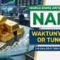 Ilustrasi - Harga Emas Antam Hari Ini Naik.