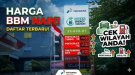 Ilustrasi - Suasana di SPBU. Harga BBM Pertamina 10 Mei 2026.