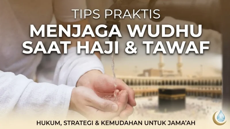Ilustrasi - Tips Praktis Menjaga Wudhu agar Ibadah Haji. 
