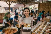 Usaha Katering Nasi Kotak dan Prasmanan/ Ide Jualan Rumahan yang Ramai Saat Musim Hajatan Kampung (Sumber: Gemini)