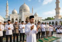 Ilustrasi Pelaksanaan Sholat.