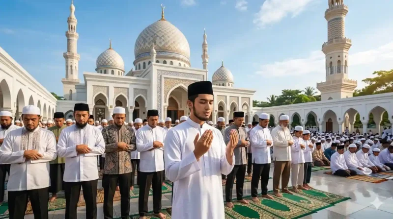 Ilustrasi Pelaksanaan Sholat.