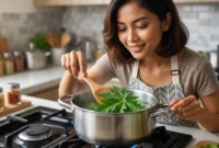 Cara Merebus Daun Pepaya Agar Tidak Pahit dan Tetap Hijau Segar. Gemini