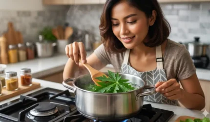 Cara Merebus Daun Pepaya Agar Tidak Pahit dan Tetap Hijau Segar