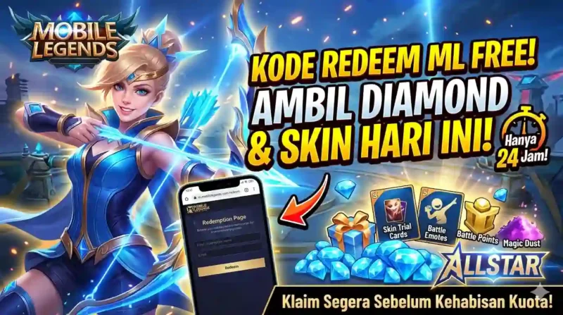 Ilustrasi - Kode Redeem ML 8 Mei 2026.