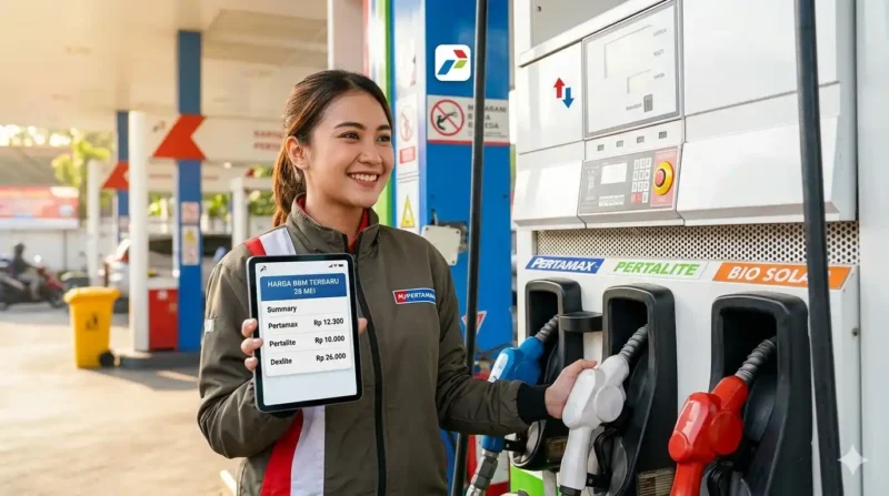 Ilustrasi SPBU Pertamina. Harga BBM Pertamina Hari Ini Kamis 28 Mei 2026.