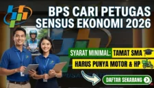 Ilustrasi - BPS Cari Petugas Sensus Ekonomi 2026.