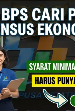 BPS Cari Petugas Sensus Ekonomi 2026, Minimal SMA, Punya Motor & HP