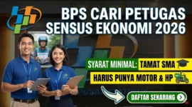 Ilustrasi - BPS Cari Petugas Sensus Ekonomi 2026.