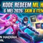 Ilustrasi - Kode Redeem ML 6 Mei 2026.