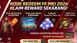 Ilustrasi - Kode Redeem FF 4 Mei 2026 Terbaru.