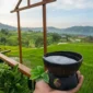 Ilustrasi - Sajian Minuman Kawa Daun di Batok Kelapa Khas Sumatera Barat.