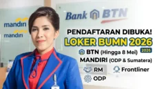 Ilustrasi - Lowongan Kerja BUMN Bank BTN dan Mandiri Mei 2026. ist