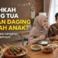 Ilustrasi - Orang Tua Makan Daging Aqiqah Anak, Bolehkah?.