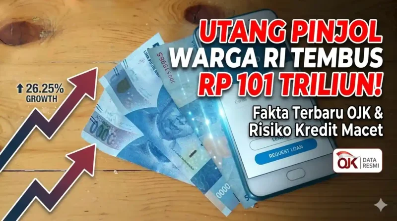 Ilustrasi - Utang Pinjol Warga Indonesia Tembus Rp 101 Triliun.